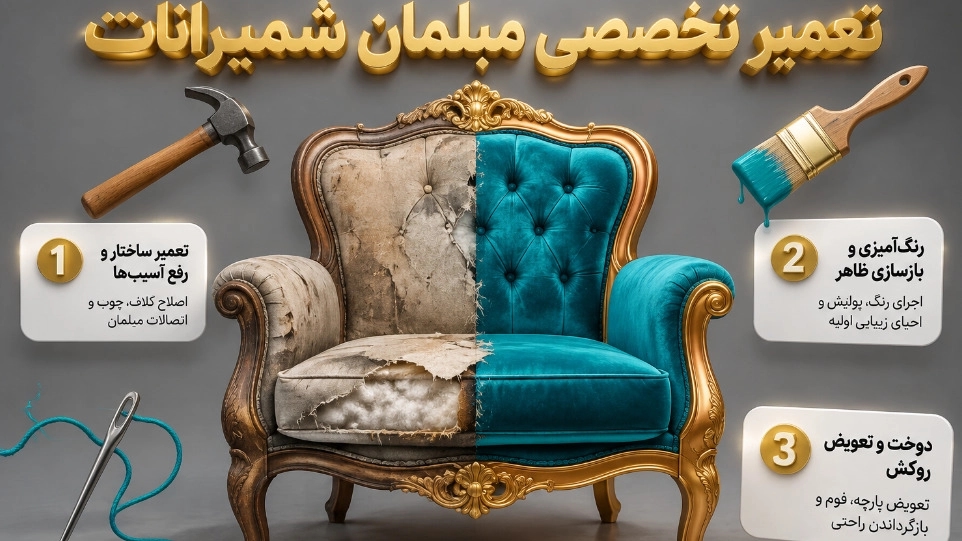 تعمیر تخصصی مبلمان در شمیرانات تهران تعمیر تخصصی مبلمان در شمیرانات تهران
